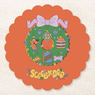 Porta-copo De Papel Grático de Coroa de Lanche de Feriado do Scooby-Do