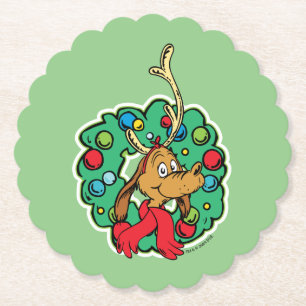 Porta-copo De Papel Grinch Coroa de Natal Max