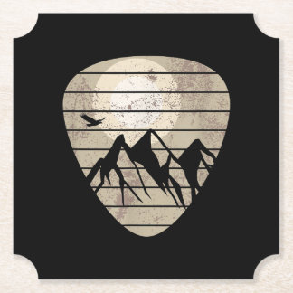 Porta-copo De Papel Guitarrista Guitarrista Legal Guitar Pick Mountain