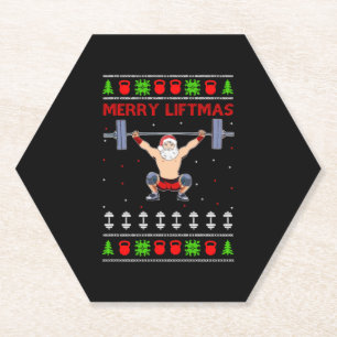 Porta-copo De Papel Hábito de Natal Feio