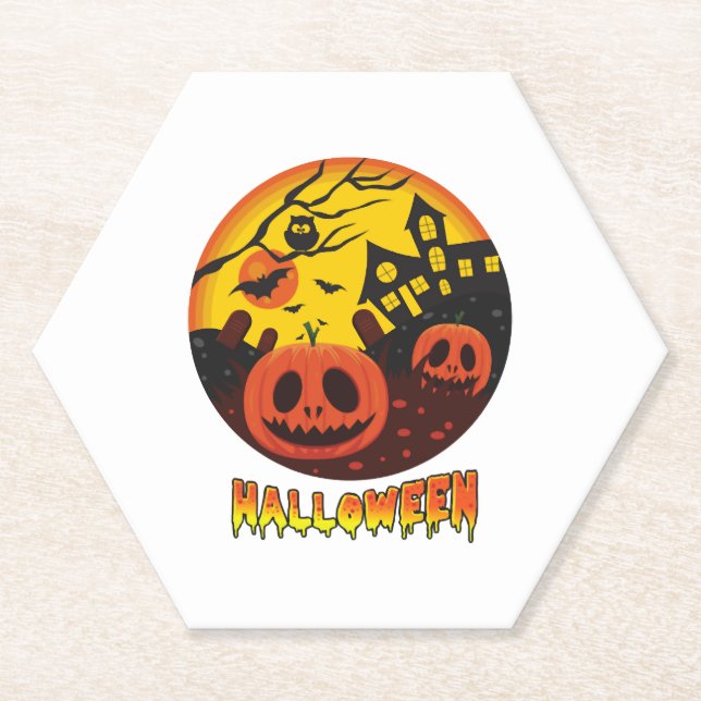 PORTA-COPO DE PAPEL HALLOWEEN (Frente)