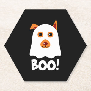 Porta-copo De Papel Halloween Dog Boo