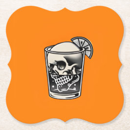 Porta-copo De Papel halloween drink coaster