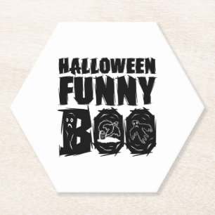 Porta-copo De Papel Halloween ENGRAÇADO BOO T SHIRT