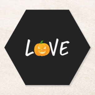 Porta-copo De Papel Halloween Jackolanterna Amor Halloween