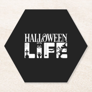 Porta-copo De Papel Halloween Life