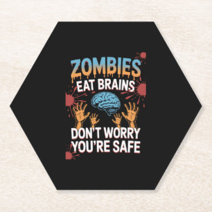 Porta-copo De Papel Halloween Zombie