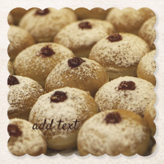 Porta-copo De Papel Hanukkah Sufganiyot (Jelly Doughnut)