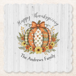 Porta-copo De Papel Harvest Grace Thanksgiving
