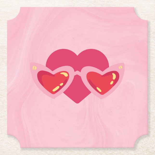 Porta-copo De Papel Heart (Frente)