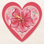 Porta-copo De Papel Hibiscus e rendas RED<br><div class="desc">Para mim, o hibisco é uma das flores mais bonitas. Minha inspiração aqui, com essa flor, é um padrão romântico de rendas brancas (efeito gráfico) e um padrão de arbusto hibisco (nas mesmas matizes) com um pequeno contorno de ouro claro. Eu proponho a vocês um estilo floral fresco, macio e...</div>