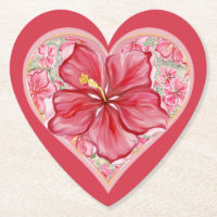 Hibiscus e rendas RED