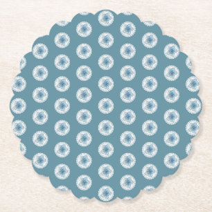 Porta-copo De Papel Hibiscus & lace TURQUOISE