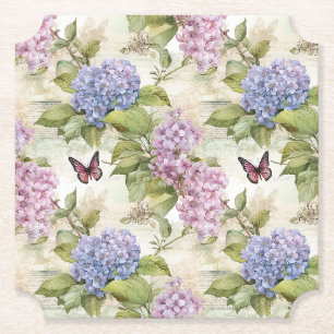Porta-copo De Papel Hídrangea Harmonia Celestial