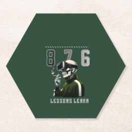 Porta-copo De Papel Home/Kitchen 876 LESSONS LEARN Paper Coaster