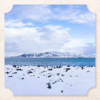 Porta-copo De Papel Iceland Winter Wonderland