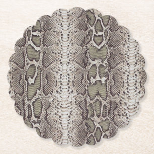 Porta-copo De Papel Impressão em Animais do Snakeskin