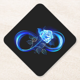 Porta-copo De Papel Infinidade brilhante com rosa azul