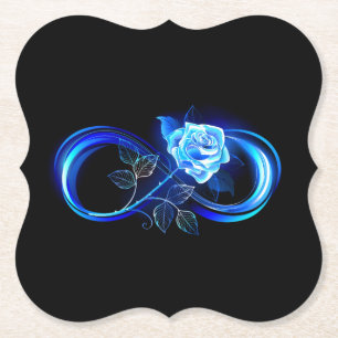 Porta-copo De Papel Infinito brilhante com rosa azul