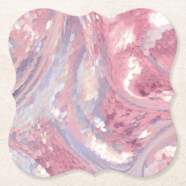 Porta-copo De Papel Iridescent Pink and Purple 