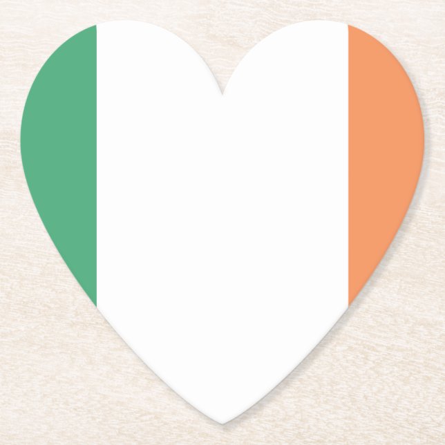 Porta-copo De Papel Irish Flag Emblem (Frente)