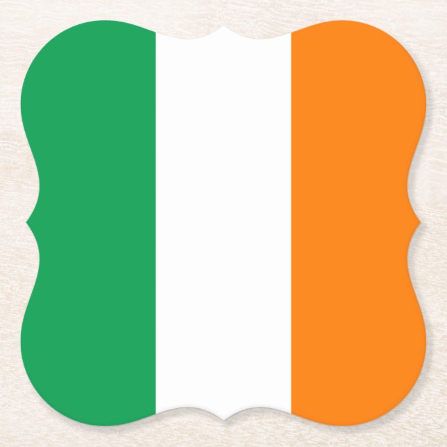 Porta-copo De Papel Irish (Irish) Flag (Frente)