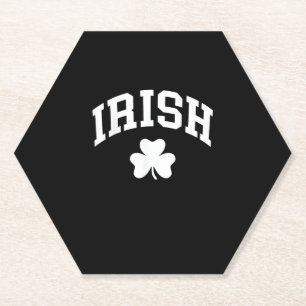 Porta-copo De Papel Irish Shamrock Dia de São Patrício Ireland Prid Ir