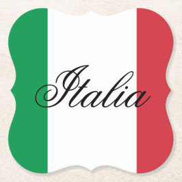 Porta-copo De Papel Italy Flag Italian Pride Europe Country