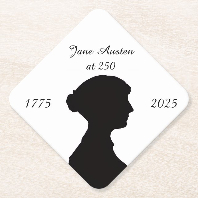 Porta-copo De Papel Jane Austen at 250 (Frente)