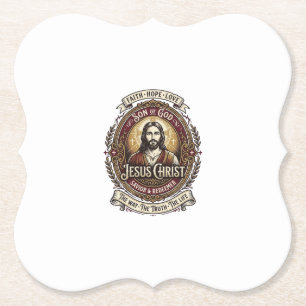 Porta-copo De Papel Jesus Antiguidades Camiseta Gráfica de Relíquias A