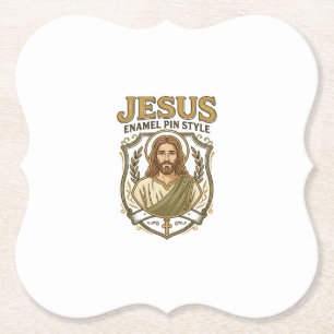 Porta-copo De Papel Jesus Enamel Pin Estilo Jesus Enamel Pin Cristão