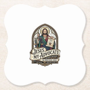 Porta-copo De Papel Jesus Meu Advogado Jesus Advogado Tribunal Cristão