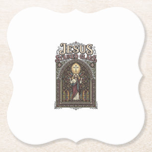 Porta-copo De Papel Jesus Vitral Jesus Vitral Catedral 