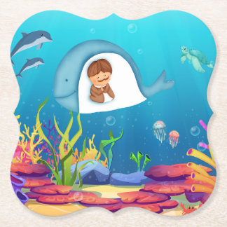 Porta-copo De Papel Jonah e as Portas copos do Colchete das Miúdas de