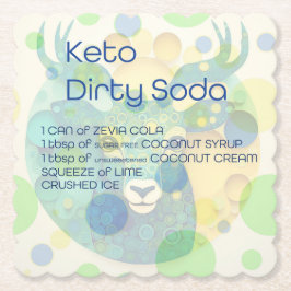 Porta-copo De Papel Keto Dirty Soda Porta copos