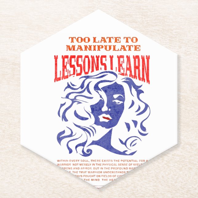 PORTA-COPO DE PAPEL KITCHEN MANIPULATE LESSONS LEARN PAPER COASTER (Frente)