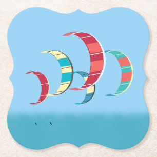 Porta-copo De Papel Kite Surfing