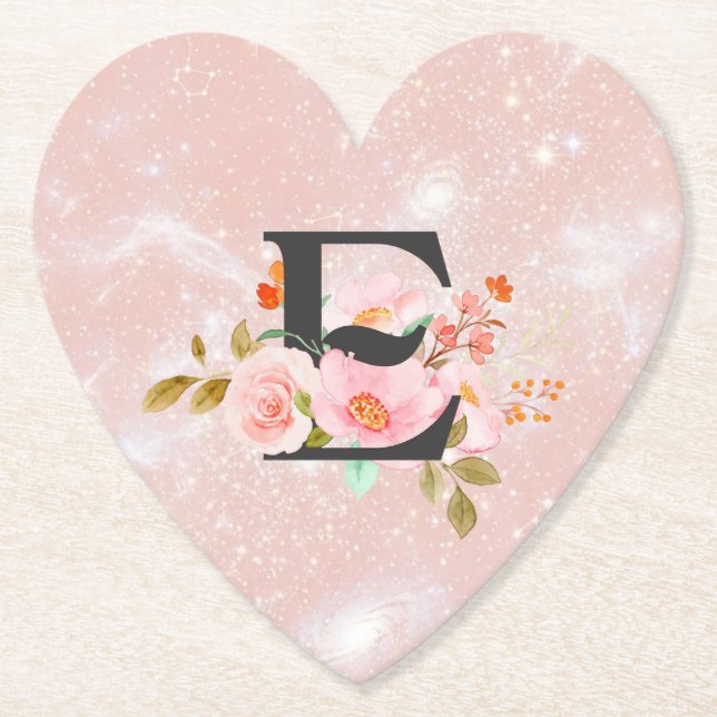 Porta-copo De Papel Letra E (Frente)