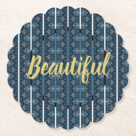 Porta-copo De Papel Linda Porta copos de Papel Azul - Adiela Akoo