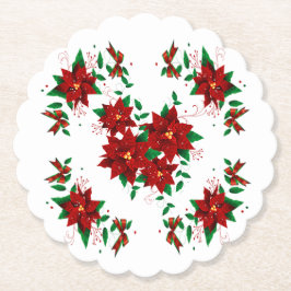 Porta-copo De Papel Lindo Pires de Papel Vermelho de Natal