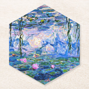 Porta-copo De Papel Lírios d'água, 1919, Claude Monet,