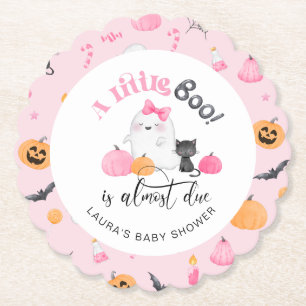 Porta-copo De Papel Little Boo quase se deve ao chá de fraldas rosa