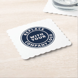 Porta-copo De Papel Logotipo da Sua Empresa Funcionários Corporativos