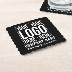 Porta-copo De Papel Logotipo Empresarial Personalizado Corporativo Mod