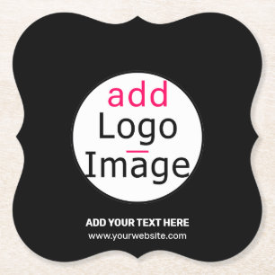 Porta-copo De Papel Logotipo personalizável moderno profissional moder