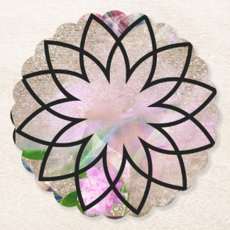 Porta-copo De Papel Lotus Blossom Floral Springtime