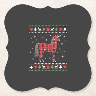 Porta-copo De Papel Luzes De Natal De Árvore De Natal Unicórnio Decora