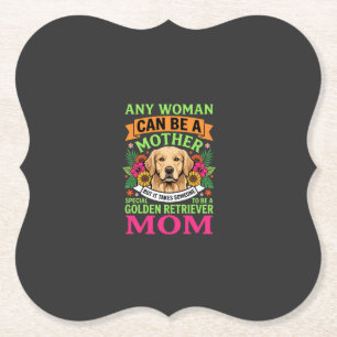 Porta-copo De Papel Mãe de Golden Retriever Floral Amante de Cães