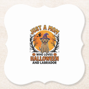 Porta-copo De Papel Mãe Labrador de Halloween Design de Cachorro Vinta