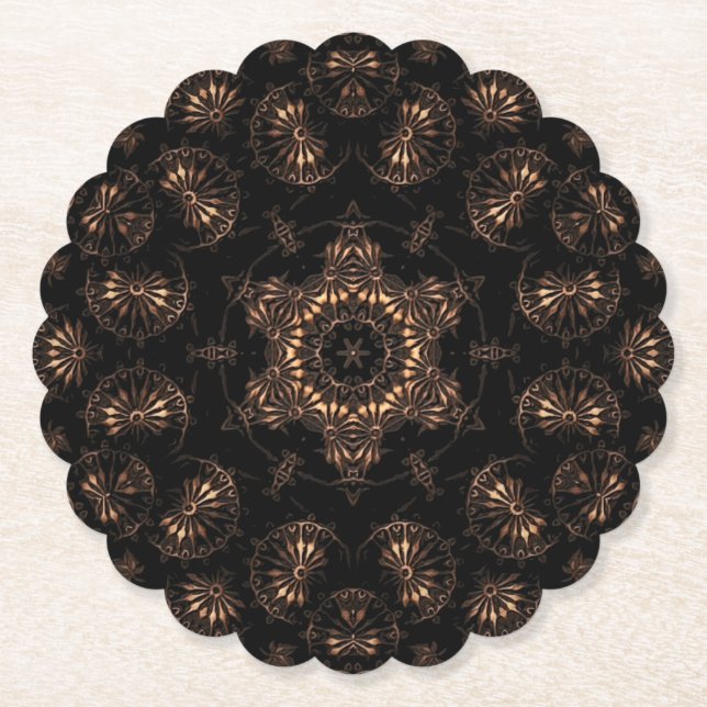 Porta-copo De Papel Mandala da Idade do Bronze (Frente)